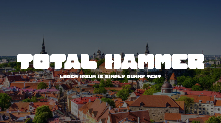 TOTAL HAMMER Font