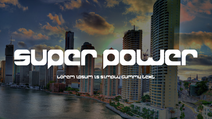 super power Font