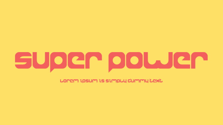 super power Font