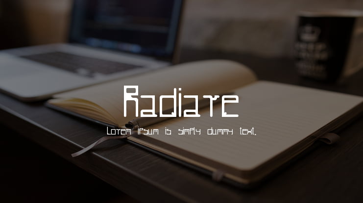 Radiare Font