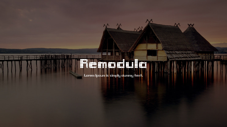 Remodula Font