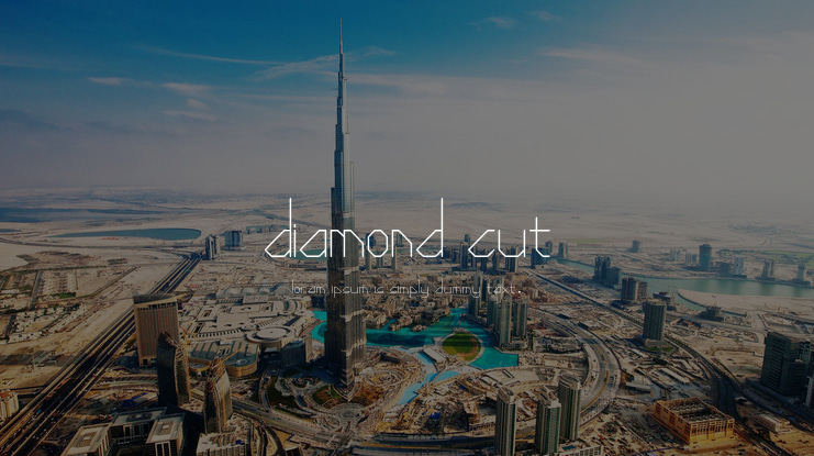 Diamond Cut Font