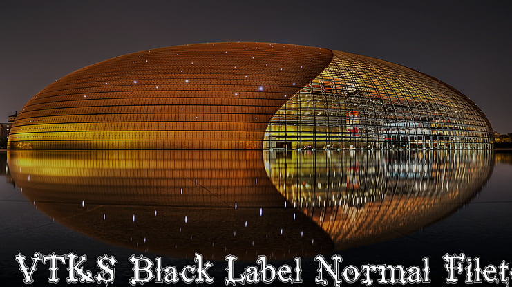 Vtks Black Label Font Family