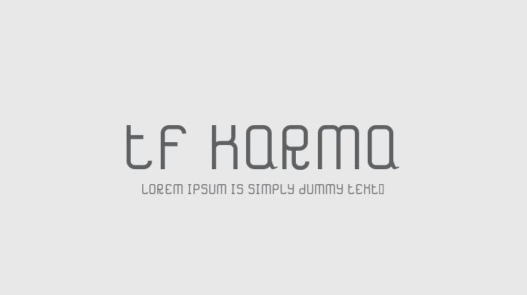 TF_Karma Font