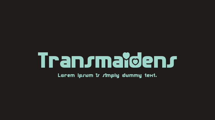 Transmaidens Font Family