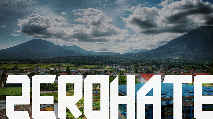 ZEROHATE Font