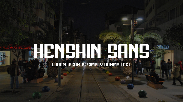 Henshin Sans Font