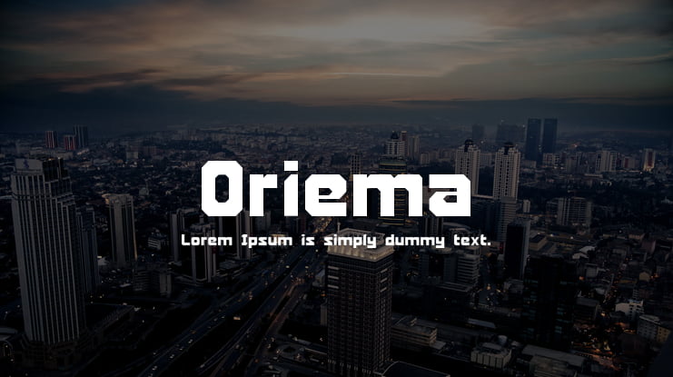 Oriema Font