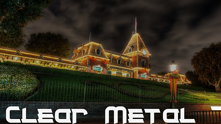 Clear Metal 7 Font