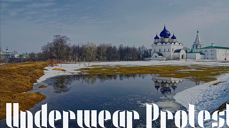 Underwear Protest Font