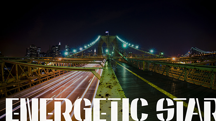 Energetic Star Font