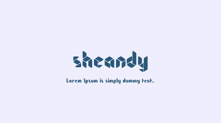 sheandy Font