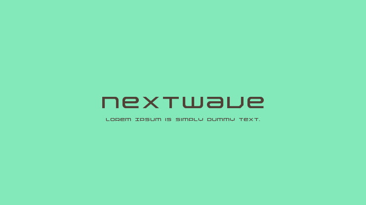 Nextwave Font Family
