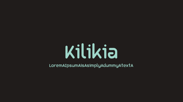 Kilikia Font