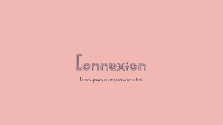 Connexion Font