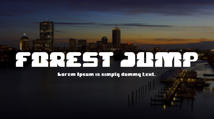 FOREST JUMP Font Family