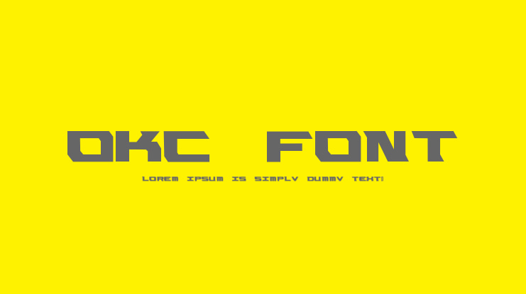 OKC FONT