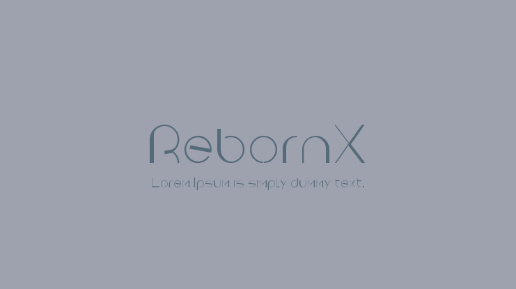 RebornX Font