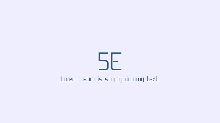 5E Font