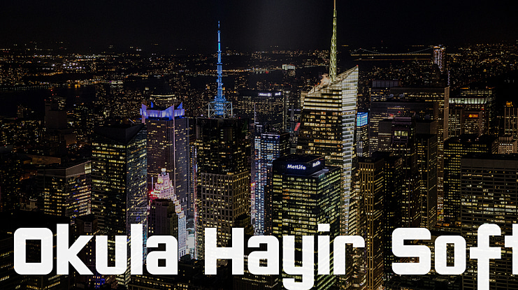 Okula Hayir Soft Font