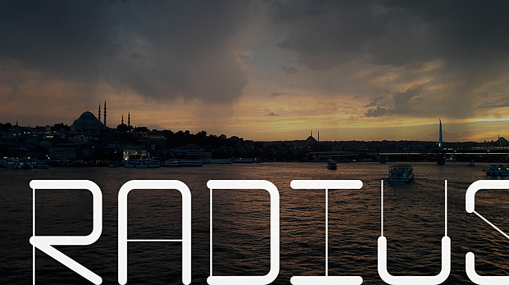 RADIUS Font