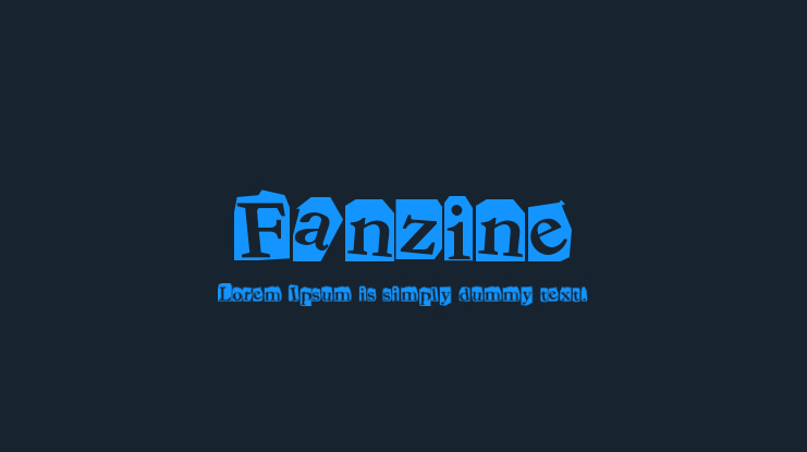Fanzine Font