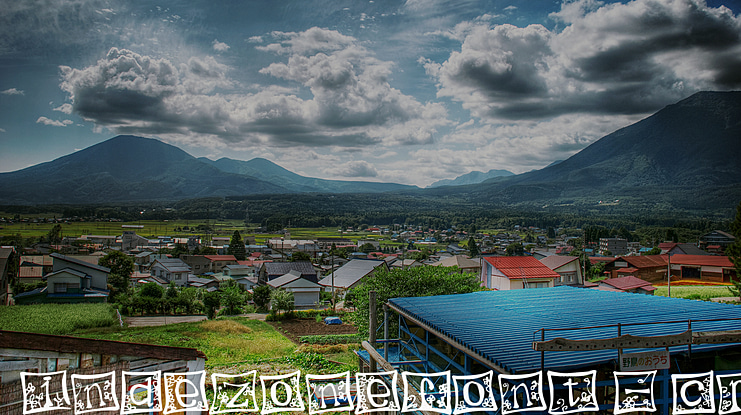 Indezonefont - creative Font