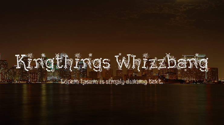 Kingthings Whizzbang Font