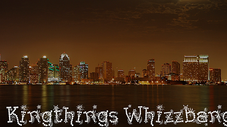 Kingthings Whizzbang Font