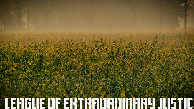 League of Extraordinary Justice Font