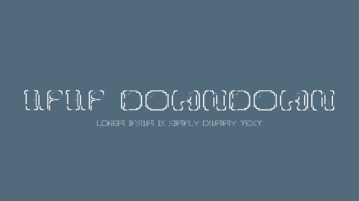 UpUp DownDown Font