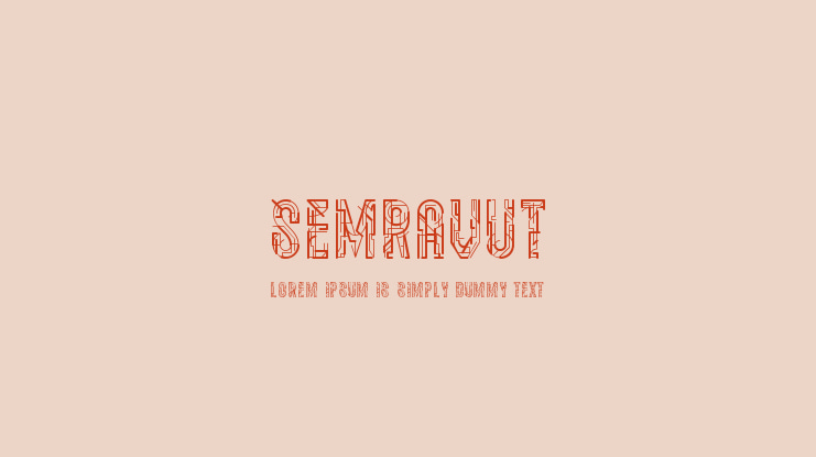 Semravut Font