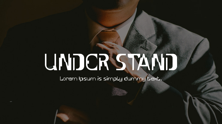 UNDER STAND Font Family