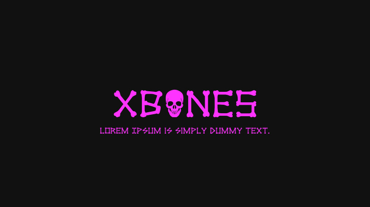xBONES Font Family