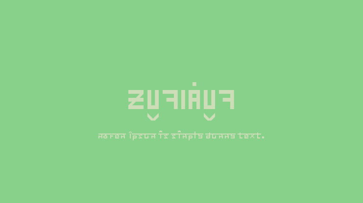 SUNAMUN Font