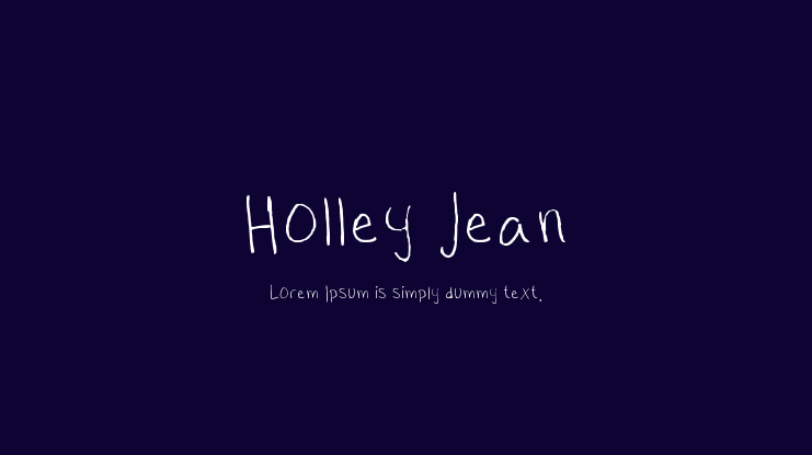 Holley Jean Font