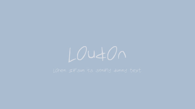 Loudon Font