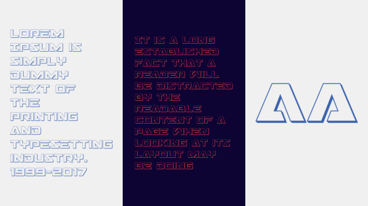 Trans-America 3D Font Family