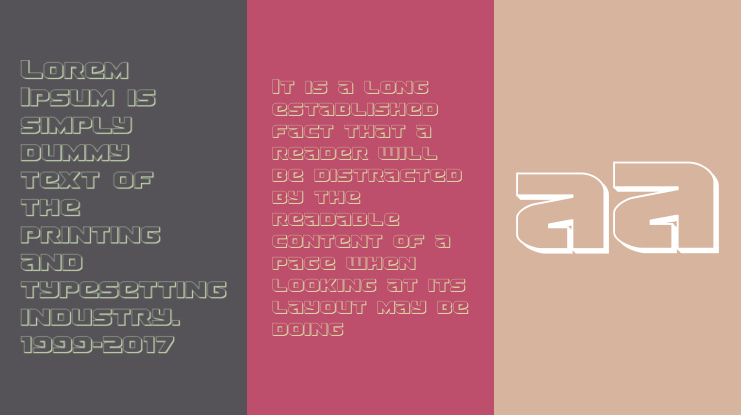 Terran 3D Font Family