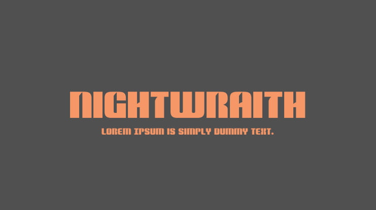 Nightwraith Font Family
