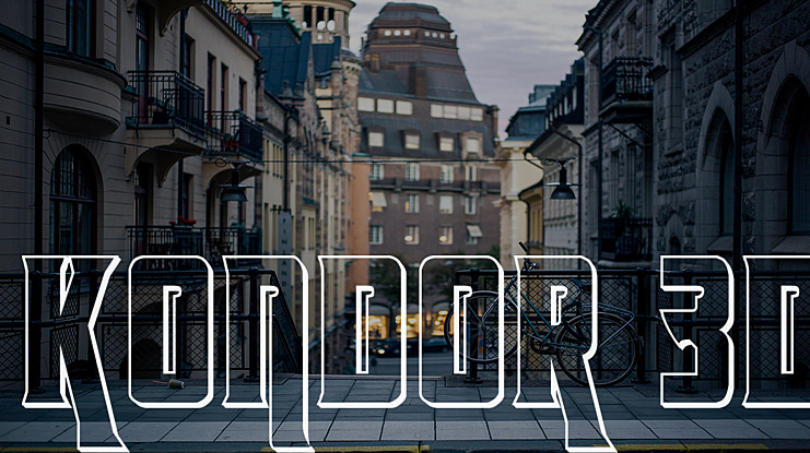 Kondor 3D Font Family