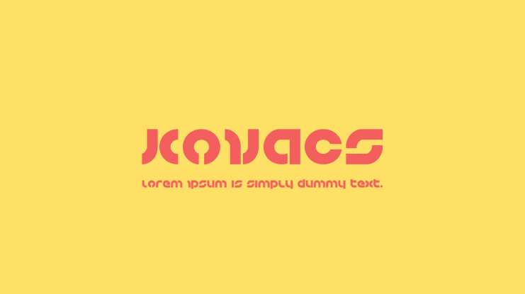Kovacs Font Family