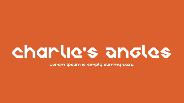 Charlie's Angles Font Family