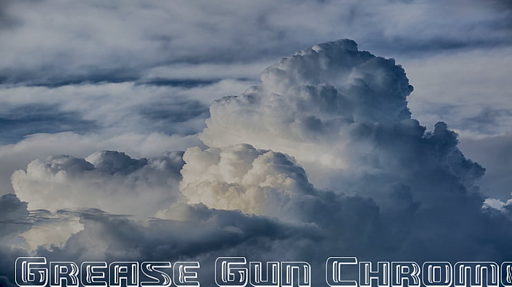 Grease Gun Chrome Font Family