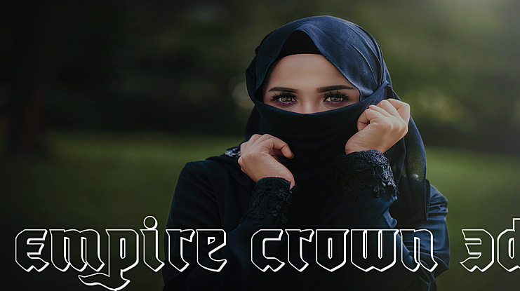 Empire Crown 3D Font Family