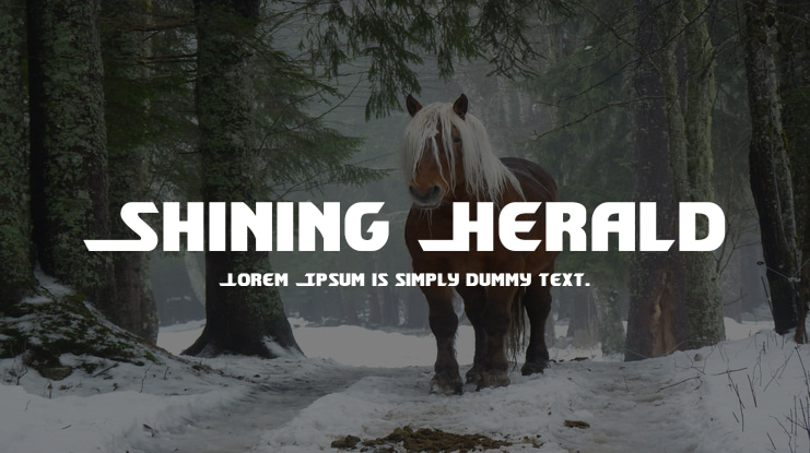Shining Herald Font Family
