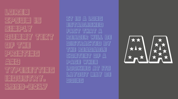 Knievel 3D Font Family