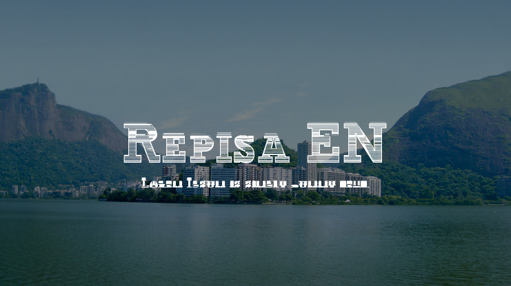 Repisa EN Font