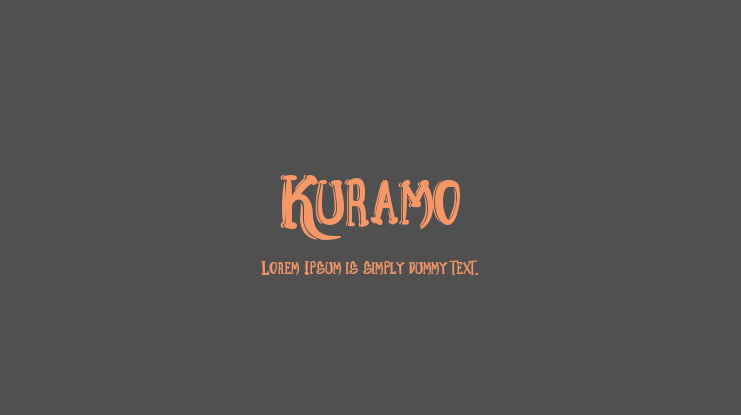 Kuramo Font Family