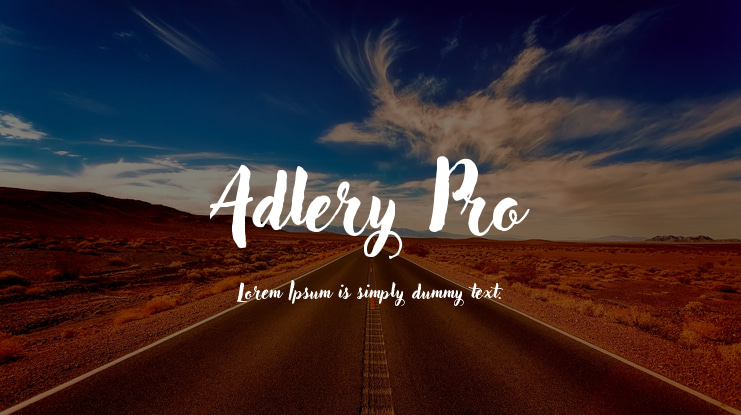 Adlery Pro Font Family